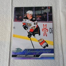 Upper Deck Young Guns Jackson LaCombe #456 Anaheim Ducks 2023-24 Series 2 NHL