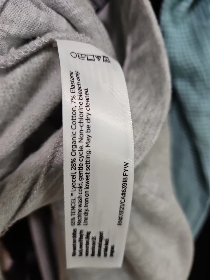 NUEVO Pantalones holgados de lana Eileen Fisher Terry en gris talla M #P3497 Foto 4 de 4