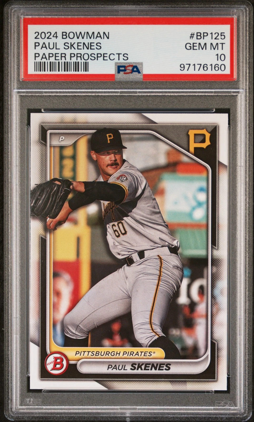 Deal for Paul Skenes 2024 Bowman - Prospects #BP-125 (RC) - PSA 10