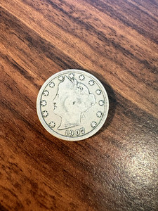 1907 Liberty V Nickel US Coin