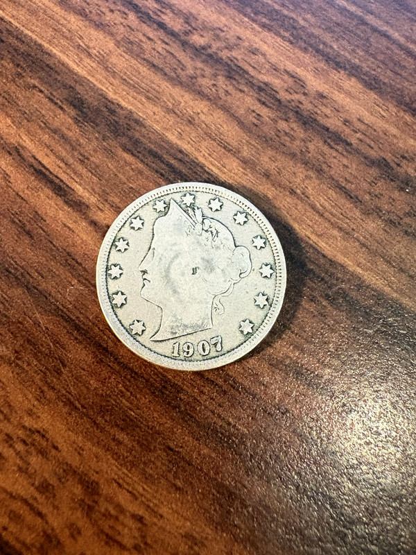 1907 Liberty V Nickel US Coin