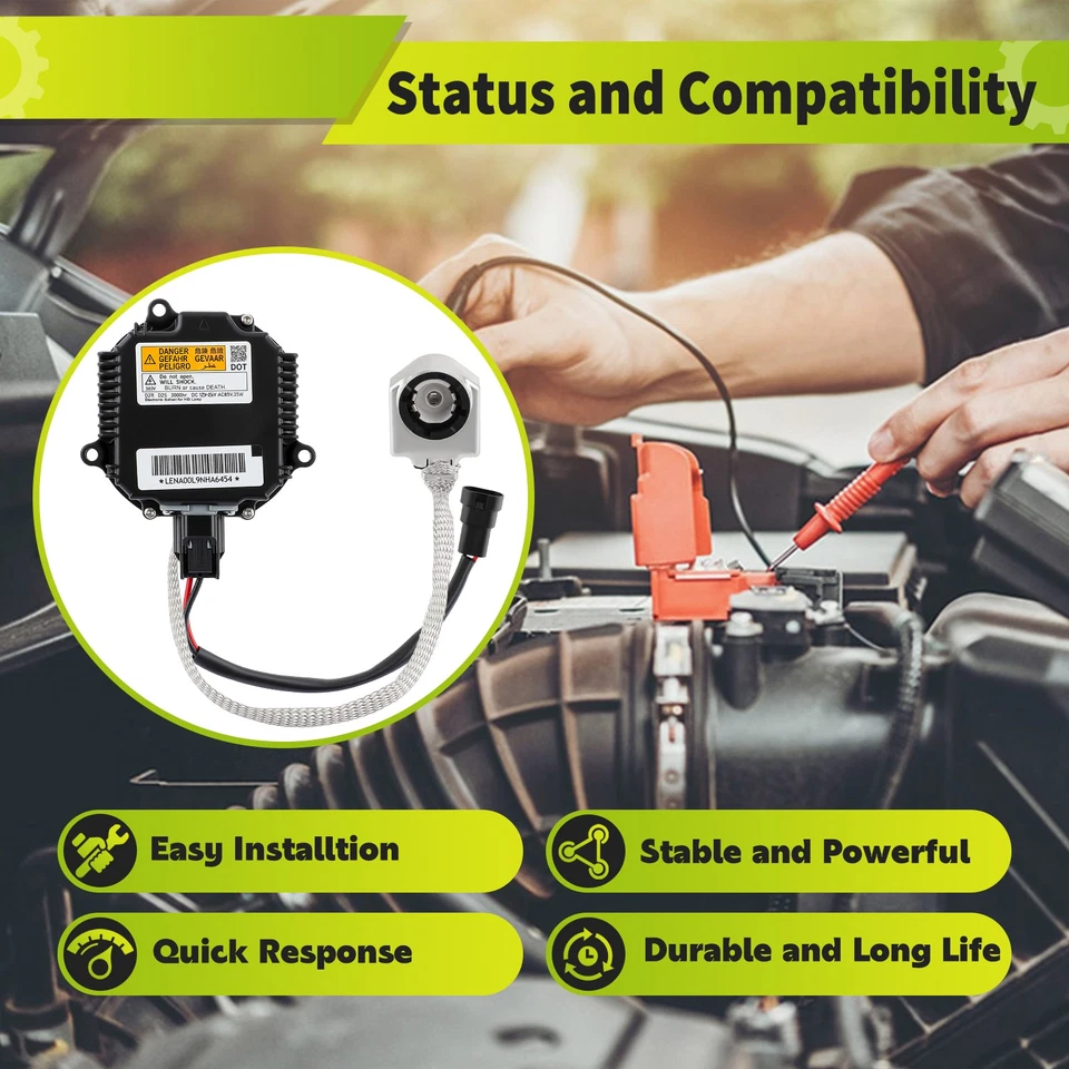 Factory HID Xenon Ballast For Nissan Maxima Altima Infiniti G35 G37 Mazda 3 - Image 3 of 4