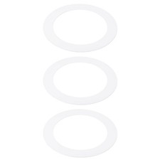 5" ID 7.48" OD Goof Rings for Recessed Light, 3 Pack Matte White Goof Metal T...