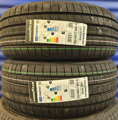 2X NEW GOODYEAR F1 ASYMMETRIC 6 205/45/17 205 45 ZR17 88W XL TYRES