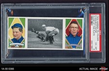 1912 T202 Hassan Ed Walsh Close at the Plate  White Sox HOF PSA 6 - EX/MT