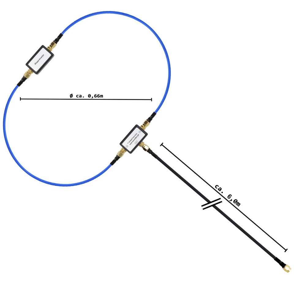 Passive Magnetische Loop-Antenne HF VHF | 10kHz-30MHz | Kompat. mit RTL-SDR usw. - Bild 4 von 4