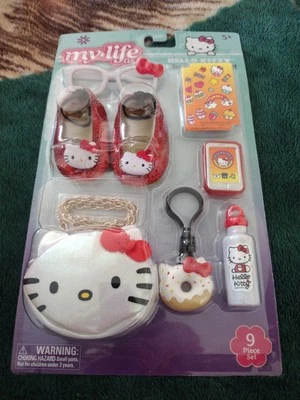My Life as Hello Kitty Super Fan Play Set Accessories Brand New