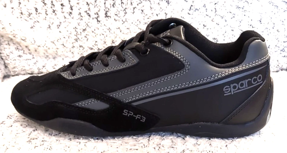 SPARCO SP-F3 Motorsports Driving Shoes Black/Gray Size 40 UK - Image 4 of 4