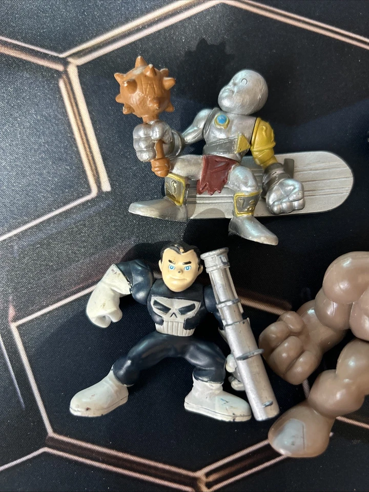 漫威雕像超级英雄小队 2006 - 2008 孩之宝 5 件装 — 第 2/4 张图片