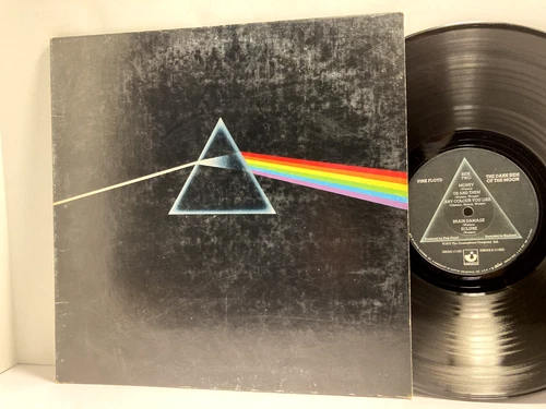 Pink Floyd - Dark Side of the Moon LP - Harvest 11163 Tested VG- Vinyl Read J2