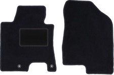 Fußmatten Automatten Vorne Velours Schwarz für Kia Ceed II 2012-2018