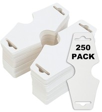   250 Pack   Necklace Jewelry Display Cards - Easy and Simple for Display Your