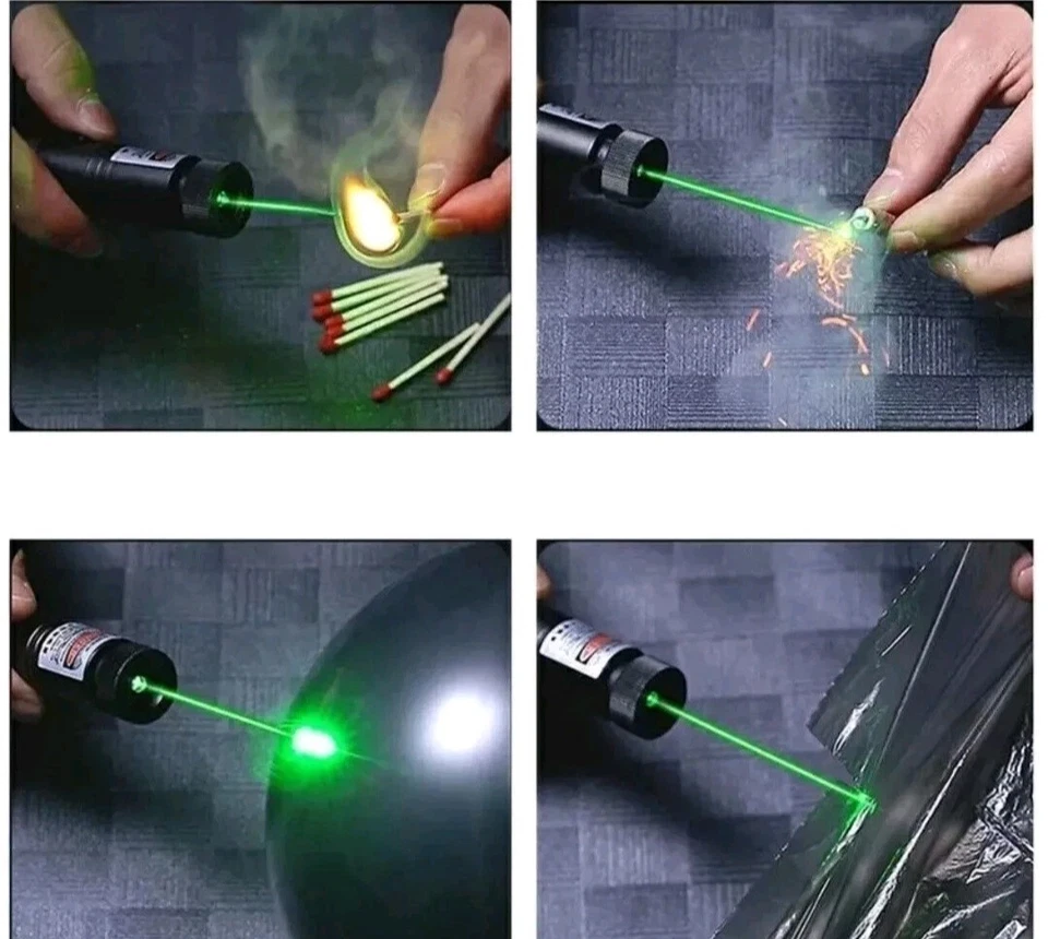 High-Power Green Burning Laser Light Pointer Pen Most Powerful Military Lazer - Image 4 of 4