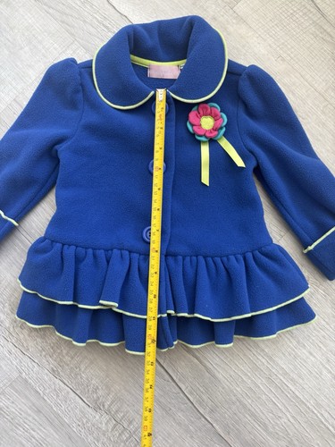 18 Month Toddler Girl Pea Coat Kids Headquarters Blue Warm Stylish  - 第 14/14 張圖片