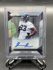 2016 Panini Prizm Rookie Auto Silver Prizm Jarran Reed #RA-JRD RC Seahawks Card. rookie card picture