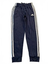 Adidas Boys Medium Track Pants Navy Size 10/12