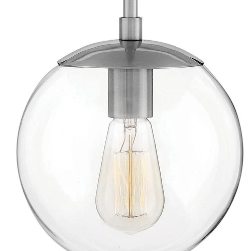 Hinkley Lighting 3747 Aged Zinc Warby Single Light 9-1/2"W Mini Pendant - Picture 11 of 12