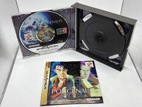 Sega Saturn SS Policenauts First Press Limited Edition Book latter Tested