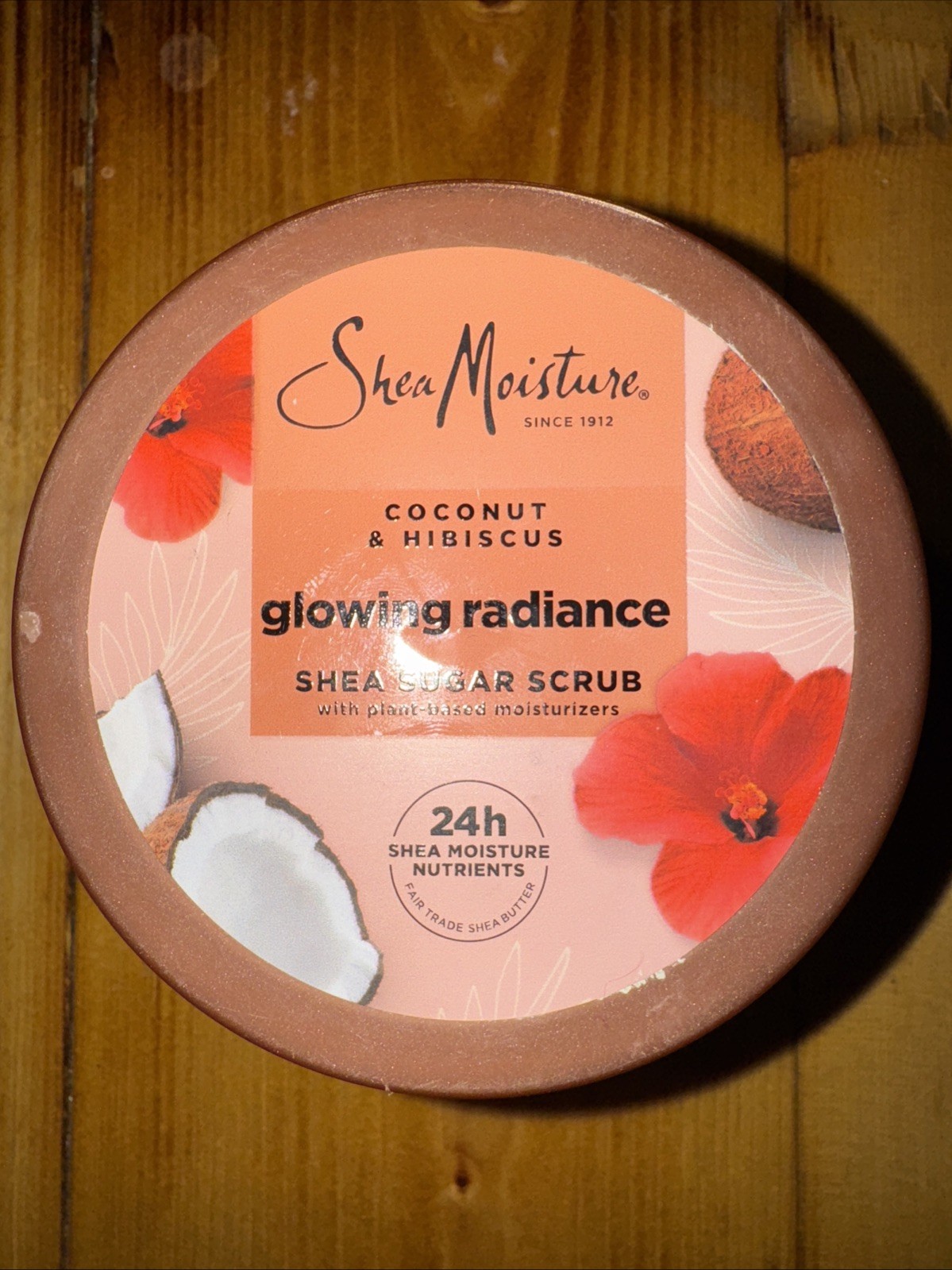 Exfoliante corporal azucar karite coco hibisco 12oz brillo e hidratación 24h