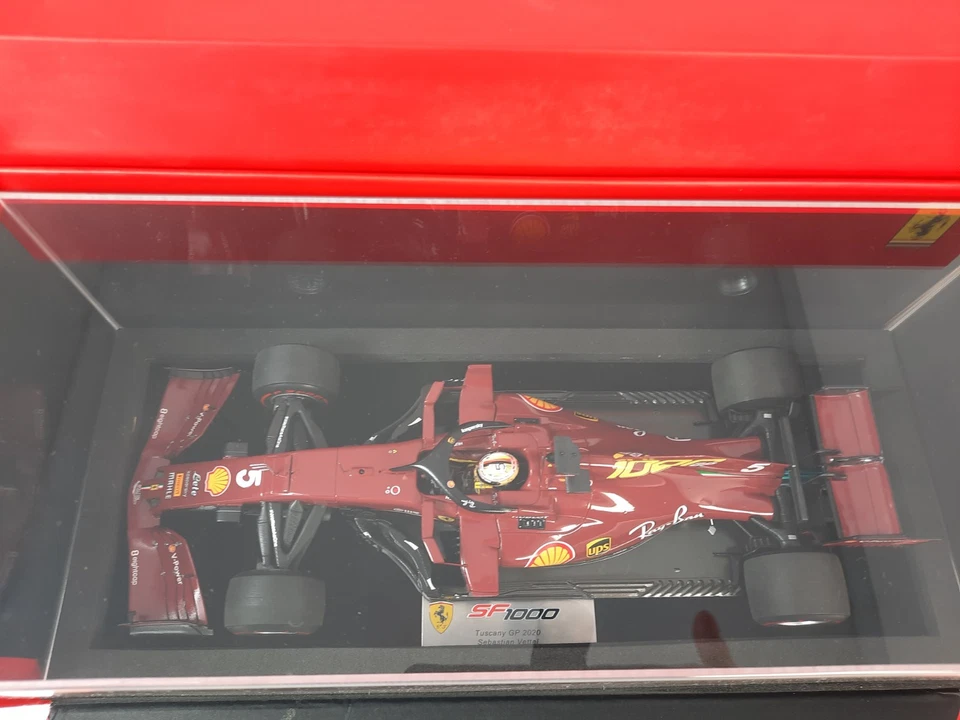 Looksmart Ferrari SF1000 #5 Sebastian Vettel Tuscany GP 2020 1/18 LS18F1032 - Immagine 3 di 4