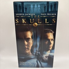 The Skulls Movie VHS Joshua Jackson & Paul Walker Tested Works Free Shipping