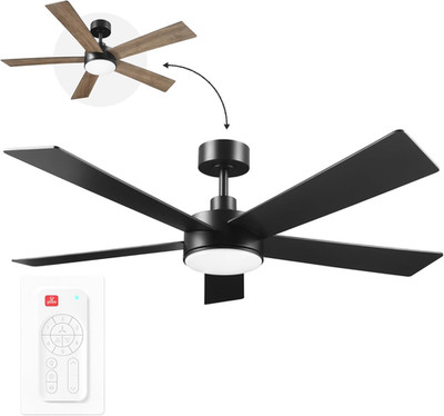 Ceiling Fan with LED Light, Remote Control, Whisperquiet DC Motor Veloria 52 In.