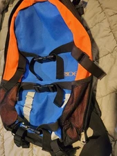 Ride Snowboards: Orange/Black Snowboarding heli-pack backpack