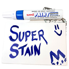 MODIFIED STAIN BLUE Uni Paint Marker PX-30 Broad Chisel 8mm Art Supplies