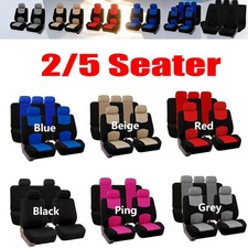 For Hyundai Cloth Car Seat Covers Front Rear Full Set Cushion Pad Cloth 25seats