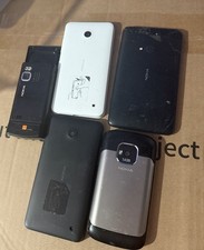 5x old nokia mobile phones - Nokia 6500s, Nokia Lumias and Nokia E5-00