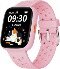 1.8'' Smart Watch for Kids - Fitness Tracker, Heart Rate Monitor Games - Pink
