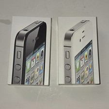 Lot of 2 iPhone 4S Black, White Retail Boxes ...