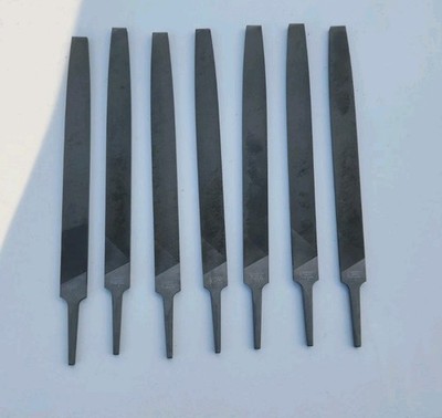 Lot 7 Bahco Flat File, 8'', Smooth Cut,Double Cut,46 TPI #1-110-08-3-0 