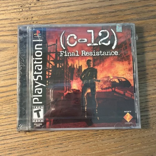 BRAND NEW C-12: Final Resistance (Sony PlayStation 1, 2002) Sealed-Fast Shipping