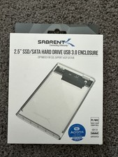 Sabrent 2.5  SSD/SATA Hard Drive USB 3.0 Enclosure