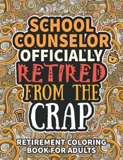 School Counselor Gifts For Women: Retirement Gifts For Women Men: Funny School C