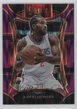 2023-24 Panini Select Mezzanine Level Purple Flash Prizm /175 Kawhi Leonard #377