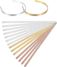 Bracelet Blanks - 1/4 X 6Inch, 16 Pcs Bangle  Cuff Blanks in Stainless Steel fo