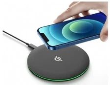 Qi Certified Ultra Thin Slim 15W Fast Wireless Charger Charging Pad Station Dock