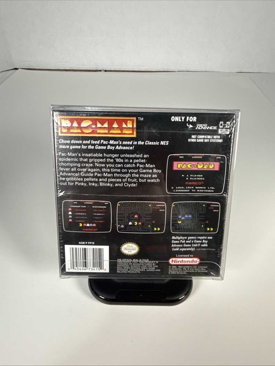 Notice Seule Pac-Man – Gameboy Advance GBA – NES Classics – Manuel Français