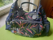 Desigual Handtasche Größe M dunkelblau mit ...