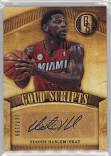 2014-15 Panini Gold Standard Gold Scripts 67/199 Udonis Haslem #40 Auto 00ix