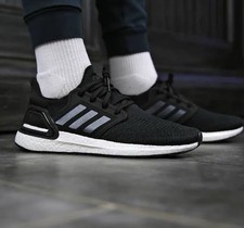 Adidas Ultraboost 20 Core Black/White EF1043 US 8-11 Men’s Running Shoes