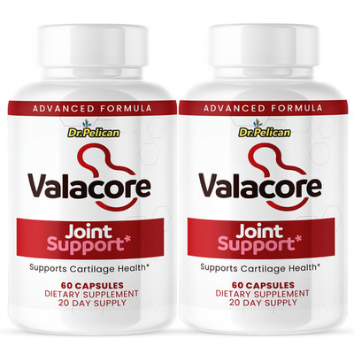 Valacore- Joint & Cartilage Health Support- 2 Bottles- 120 Capsules