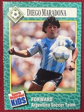 1990 Sports Illustrated for Kids Diego Maradona #163 Rookie Card Argentina Boca. rookie card picture
