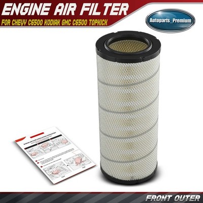 Engine Air Filter for Chevy C6500 Kodiak C7500 Kodiak GMC C6500 Topkick Isuzu