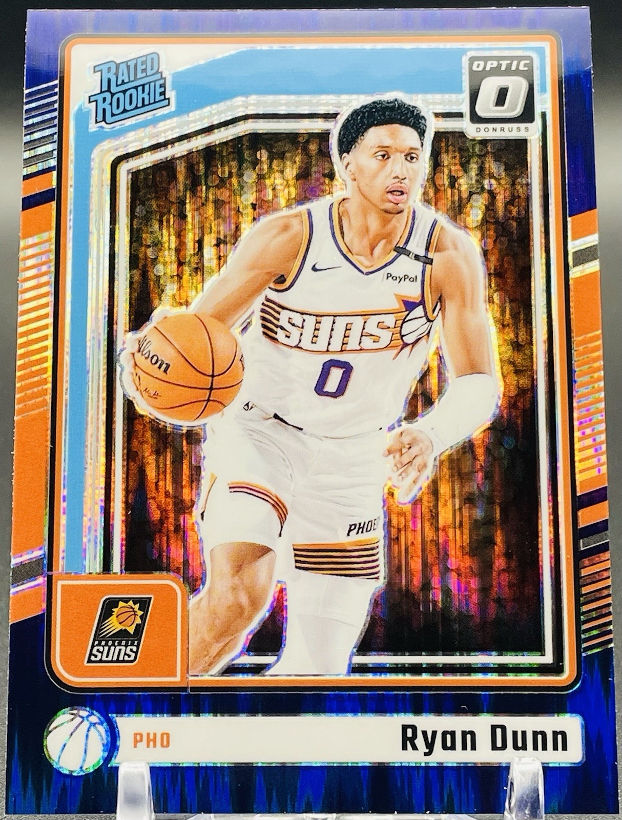 2024 Panini Donruss Optic - Purple Shock Prizm #279 Ryan Dunn (RC)