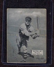 1934-36 Batter-Up Baseball Card #68 Joe Vosmik, Cleveland Indians, VG!