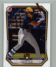 2026 Topps Bowman Baseball Brady Ebel Milwaukee Brewers #BP-142 Paper Prospects