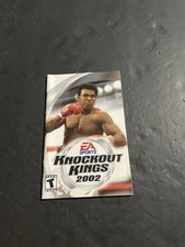 knockout kings 2002 ps2 Manual only